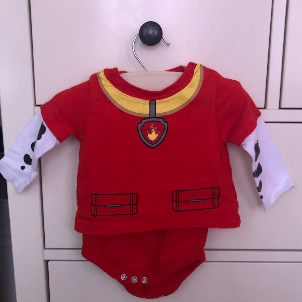 Paw Patrol Marshall Onesie & Hat 0-3 months